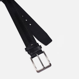 Ремень мужской, ширина 4 см, винт, пряжка металл, цвет чёрный - Simaland фото 2