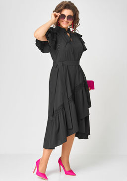 Платье EVA GRANT 7297 черный