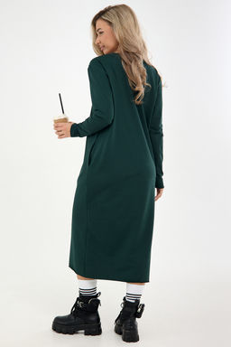 Платье-футер-длинное