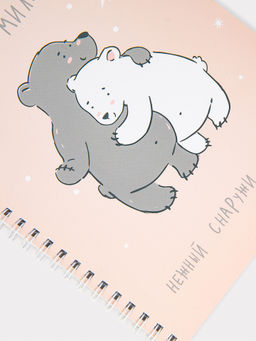 Блокнот медведи на персиковом - Mark formelle фото 2