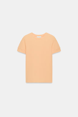 CAMISETA MINIMAL MANGA CORTA / Melocot?n