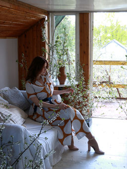 Платье белорусское летнее - Almond фото 12