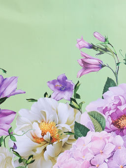 Пакет подарочный ламинированный «Цветы», 26×12×32 см