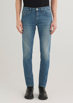 James Lux Black Golgeli Puslu Indigo Mavisi Jean Pantolon  фото 4