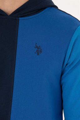 U. S. Polo Assn Мужская темно-синяя толстовка с капюшоном - U.s. polo assn фото 7