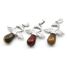 Кулон Ангел 28*35мм с яшмой