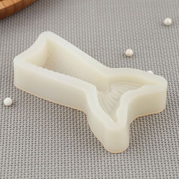 Молд для шоколада Доляна «Хвост русалки», силикон, 9.5×5.5×2 см, белый