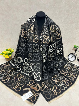 Мягкий палантин из кашемира мультицвет