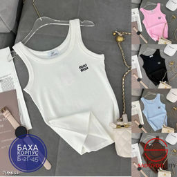 майка женская с логотипом