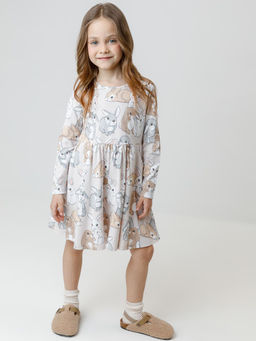 КР 5786/бежевый 0403 Н086 к659 платье для дев