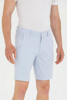 Мужские голубые тканые шорты - U.s. polo assn фото 5