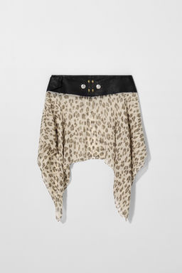 LEATHER BELT SKIRT KATE MOSS X ZARA  фото 3