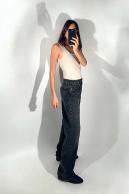 POLYAMIDE TOP WITH WIDE STRAPS - Zara фото 34
