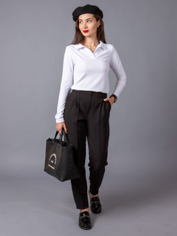 Лонгслив женский поло КФ101 Белый от фабрики Спортсоло