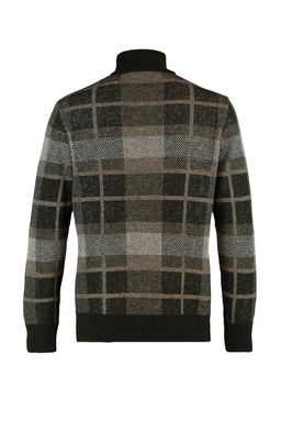 Trendyolmilla Man Haki Regular Fit Yunlu Bal?kc? Yaka Ekose Triko Kazak TMNAW22KZ0307  фото 6