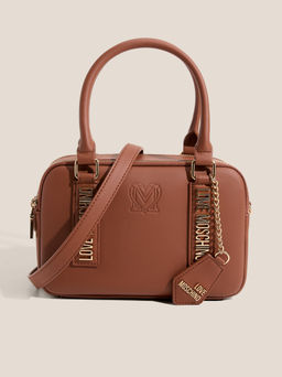 Женская сумка с ручками LOVE MOSCHINO PURE ESSENTIAL Артикул 4561269, коричневый