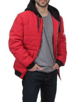 2172 RED Куртка мужская зимняя облегченная (150 гр. холлофайбер)
