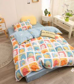 Комплект постельного белья на резинке Сатин Люкс KIDS 100% хлопок CDKR045 90*200*25/1.5 спальный/50-70 1 шт - Ситрейд фото 6