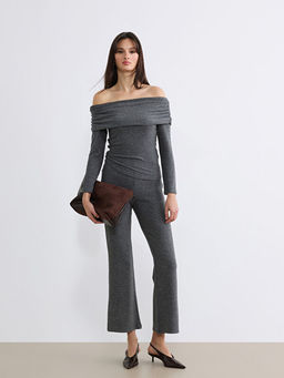 Beli Lastikli ?spanyol Pa?a Kad?n Pantolon