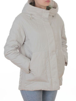 9607 MILK Куртка стеганная демисезонная женская (100 гр. холлофайбер)