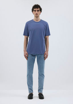 Indigo Mavi Premium Basic Tisort  фото 2