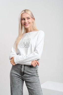 Лонгслив женский Лабиринт - Yollochka фото 3