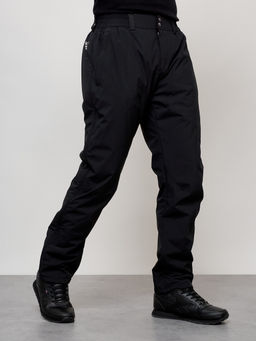 Брюки утепленные зимние спортивные черного цвета - Mtforce фото 3