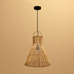 Светильник потолочный из ротанга «Ади», 1×120 Вт, Е27, 30×30×35 см