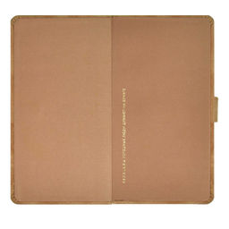 Ежедневник недатированный ESCALADA, А6+, 120 л., арт. 67293/ 20 ТИВОЛИ ГЛОСС БЕЖЕВЫЙ