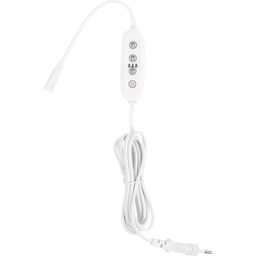 UST-E32 WHITE 2M Таймер с вилкой и разъемом L,N для фито светильника, 220В. 150Вт. Провод 2 метра. ТМ Uniel