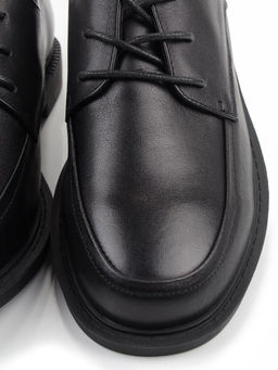 03-DCO83-1 BLACK Полуботинки женские (натуральная кожа)