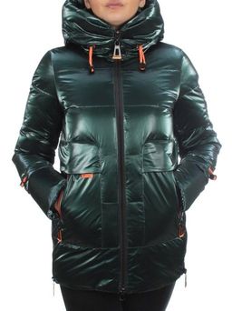 8018 DK. GREEN Пальто женское зимнее JARIUS (200 гр. холлофайбера) - Fashion фото 2