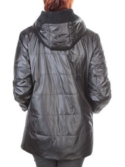 22-307 BLACK Куртка демисезонная женская AKiDSEFRS (синтепон 100 гр.) - Фабричный китай фото 4