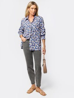 D54.065 Джинсы женские светло-серый