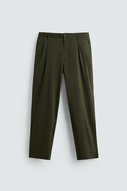 LIGHTWEIGHT RELAXED FIT TROUSERS - Zara фото 17