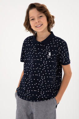Темно-синяя футболка для мальчика Неожиданная скидка в корзине - U.s. polo assn фото 5