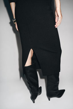 KNITTED MIDI SKIRT - Zara фото 3