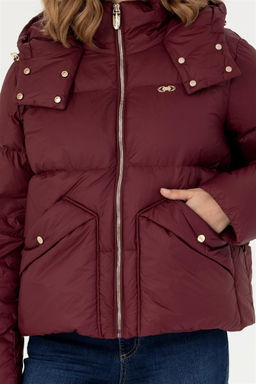 Женское бордовое пальто Неожиданная скидка в корзине - U.s. polo assn фото 6