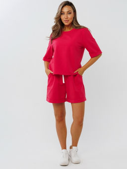 Костюм женский К-205 (футер с лайкрой) Оливковая