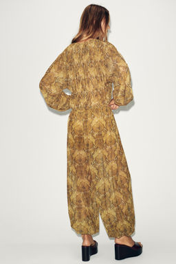 PRINTED BALLOON TROUSERS - Zara фото 14