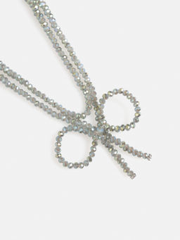 ACOOLA / Бусы детские Kirsty светло-серый  фото 3