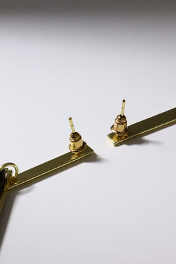 Серьги ассорти «Иллюзия», цвет чёрный в золоте