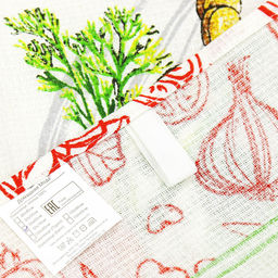 Полотенце вафельное 48х62см "Ассорти", 171г/м2, хлопок 100%, комплект 3шт, "Домашняя мода" (Россия)