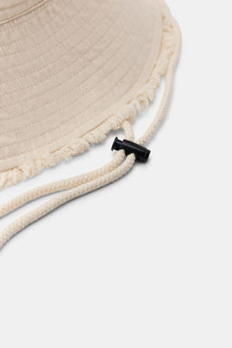 GORRO BUCKET ALGOD?N 100% / Crudo - Zara фото 2