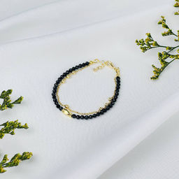 Браслет двойной из Шпинели с цепочкой - Радуга самоцветов фото 2