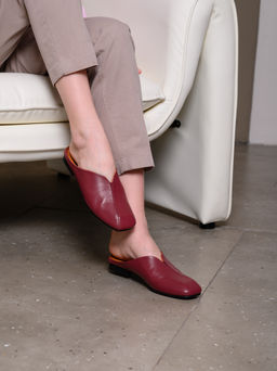 Мюли 1007.тунит205bl.Гнилая вишня