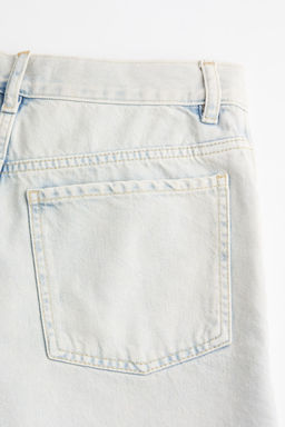 Vaquero corto en denim High Waist - H&m фото 2
