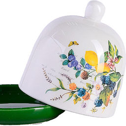 60153 Лимонница с крышкой 9х9х9см Лесные ягоды с лимонами 2пр доломит LR (х60) - Mayer&boch фото 2