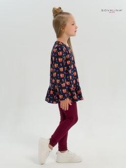 Костюм Алиса лисята на синем-марсала - Sovalina фото 14