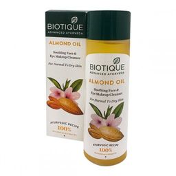 Bio Almond Oil Soothing Face and Eye Makeup Cleanser/ Биотик Био Миндаль Успокаивающее Масло Для Снятия Макияжа 120мл